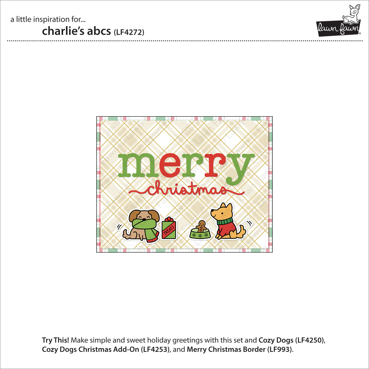 Lawn Fawn LF4273 - Lawn Cuts - Charlie's ABCs Dies