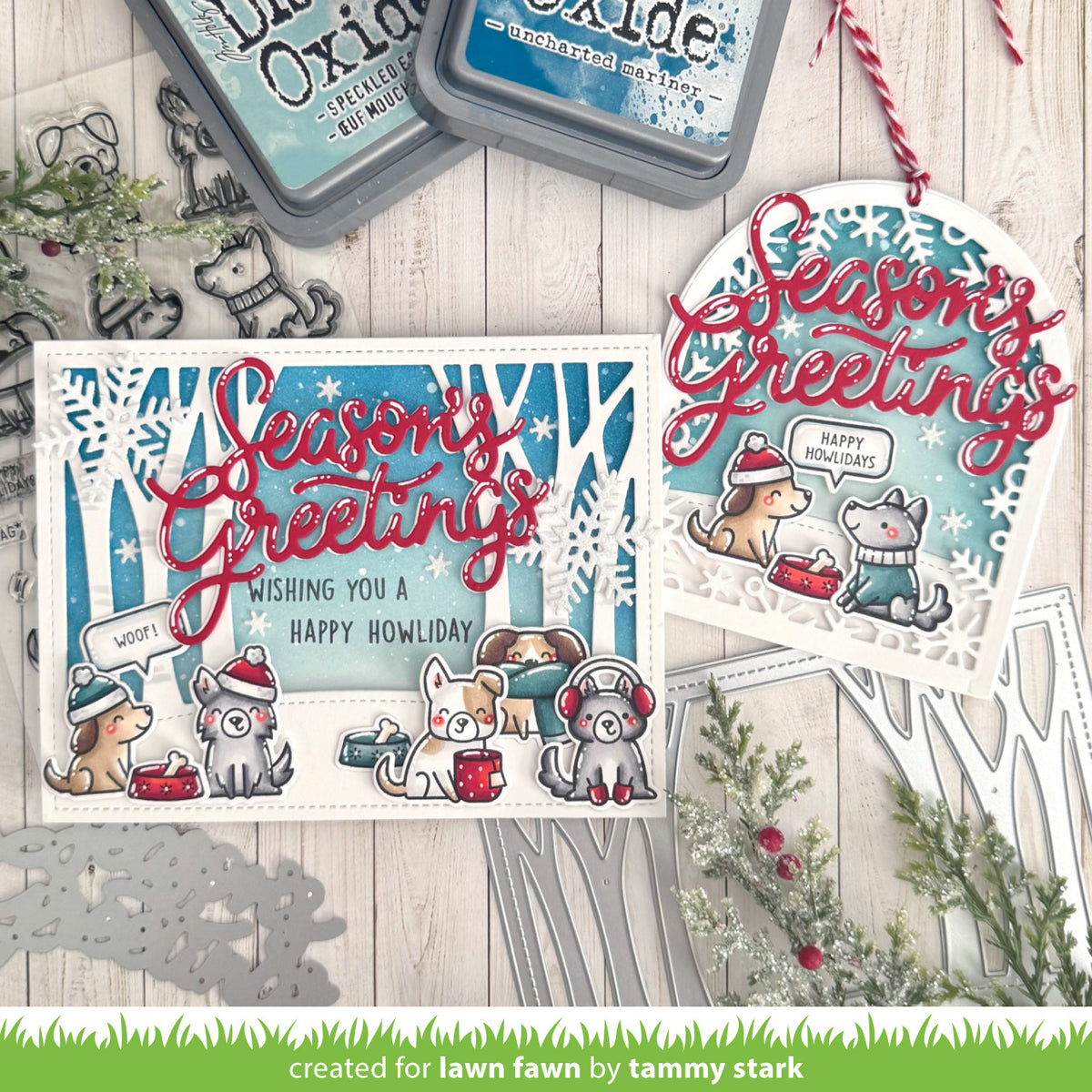 Lawn Fawn LF4274 - Lawn Cuts - Giant Season's Greetings Die