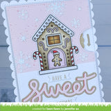 Lawn Fawn LF4275 - Lawn Cuts - Scripty Sweet Outline Add-On Die