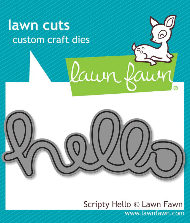 Lawn Fawn Scripty Hello (LF610)