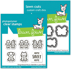 Lawn Fawn LF4260 /LF4259 - Bundle - Gingerbread House Add-On
