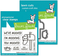 Lawn Fawn Highland Cows! Add-On (LF4119) / DIE (LF4120) Bundle