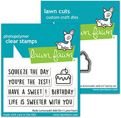 Lawn Fawn Make Lemonade! Add-On (LF4125) and Lawn Cuts (LF4126) Bundle