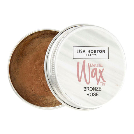 Lisa Horton Crafts Water Based Wax Tin - Bronze Rose #10412C