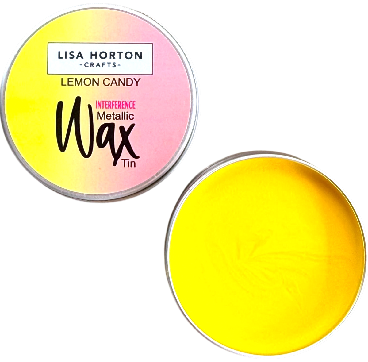 Lisa Horton Crafts Interference Water Based Wax Tin - Lemon Candy