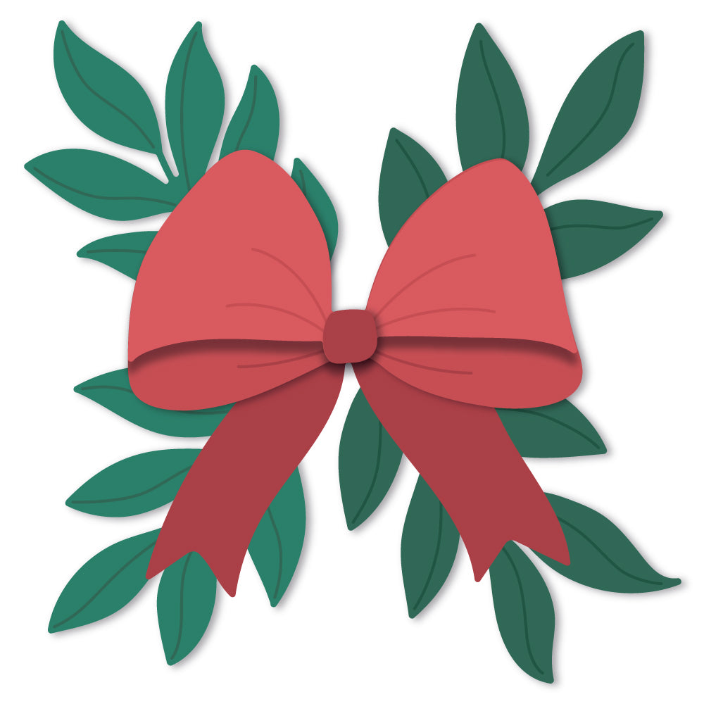 Honey Bee Stamps Lovely Layers: Bow Bough - Honey Cuts - Stand-Alone Dies