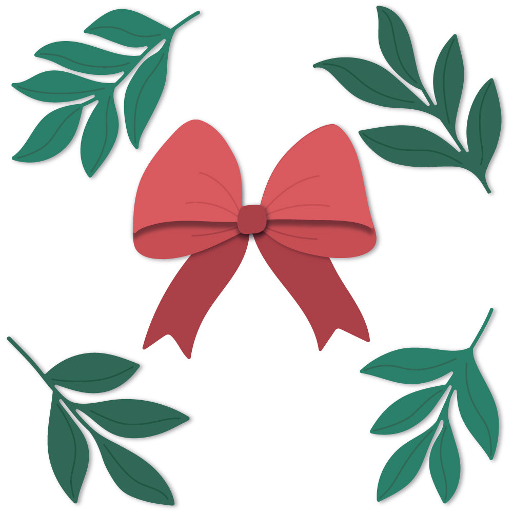 Honey Bee Stamps Lovely Layers: Bow Bough - Honey Cuts - Stand-Alone Dies