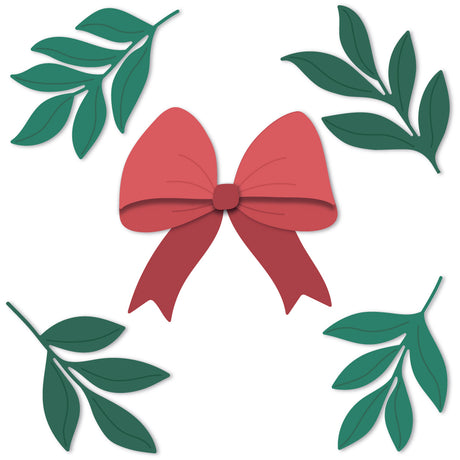 Honey Bee Stamps Lovely Layers: Bow Bough - Honey Cuts - Stand-Alone Dies