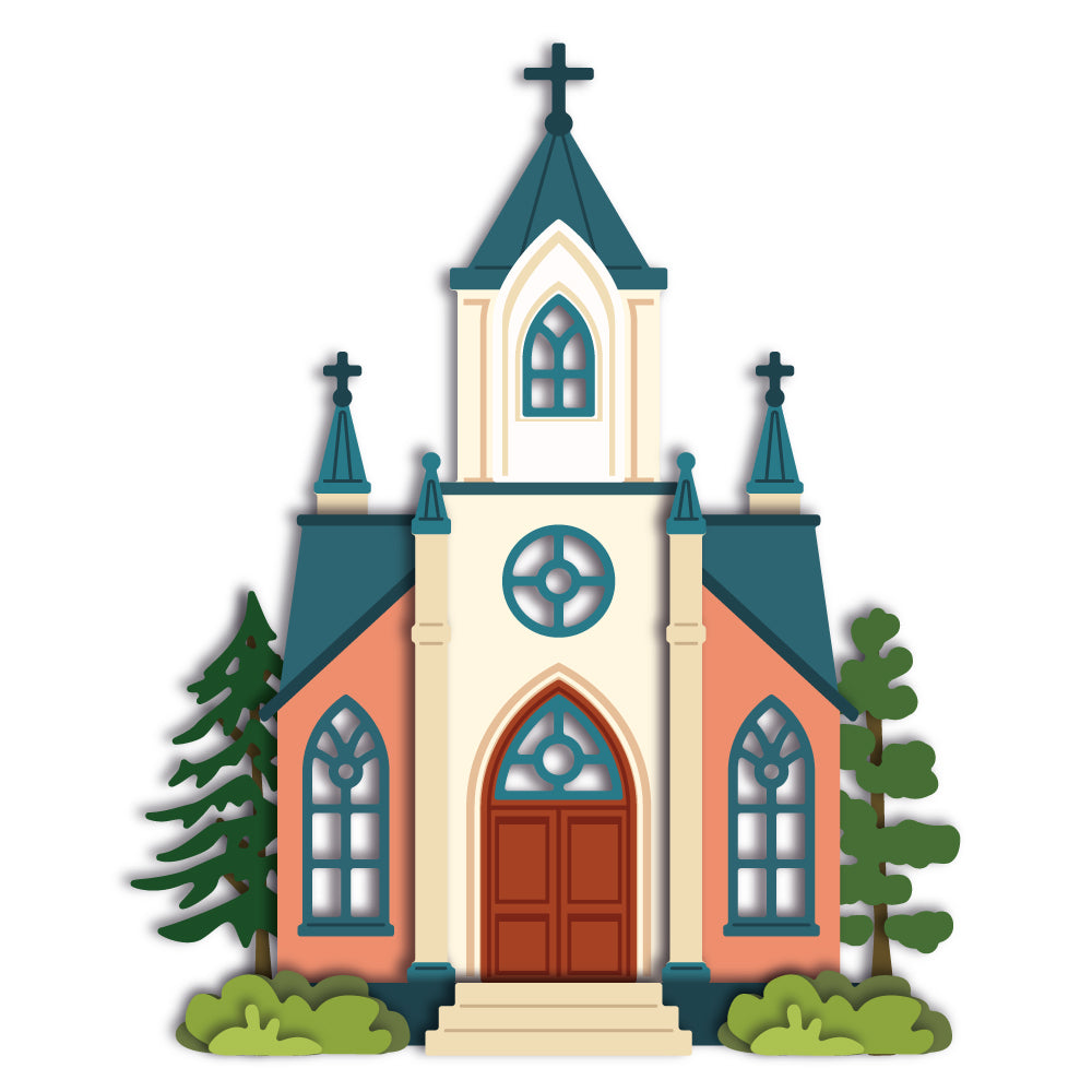 Honey Bee Stamps Lovely Layers: Cathedral - Honey Cuts - Stand-Alone Dies