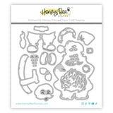 Honey Bee Stamps Lovely Layers: Vintage Santa - Honey Cuts - Stand-Alone Dies