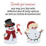 Honey Bee Stamps Lovely Layers: Vintage Snowman - Honey Cuts - Stand-Alone Dies