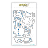 Honey Bee Stamps Lovely Layers: Vintage Snowman - Honey Cuts - Stand-Alone Dies