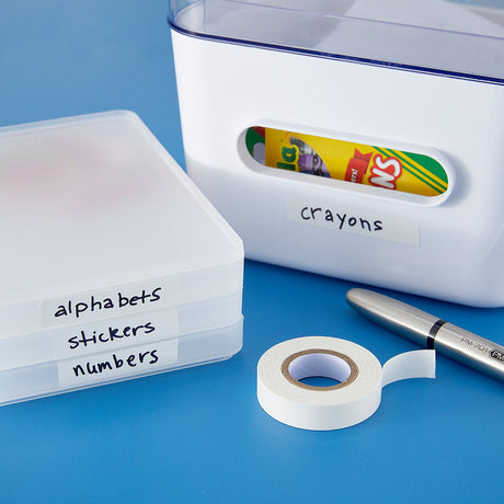 Spellbinders White Labeling Tape 1/2"