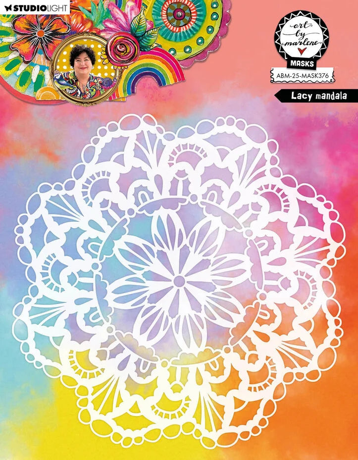 Art By Marlene Lacy Mandala Mask (ABM-25-MASK376)