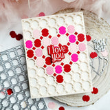 Pinkfresh Studio Lattice Glow coverplate die