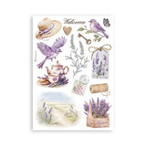 Stamperia Lavender A5 Washi Pad (8pcs) (SBW07)