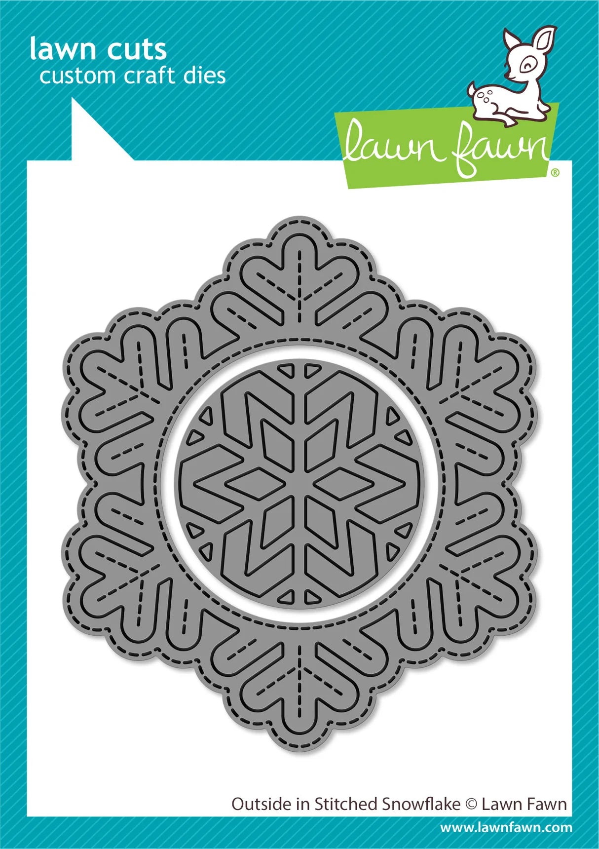Lawn Fawn LF2702 – Outside In Stitched Snowflake Dies