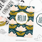 Concord & 9th Layered Lotus Stamp Set  (4 x 4) & Die Bundle