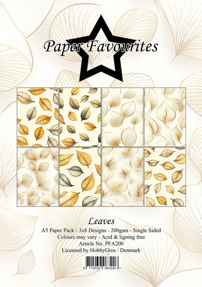 Paper Favourites Leaves A5 Paper Pad (PFA200)