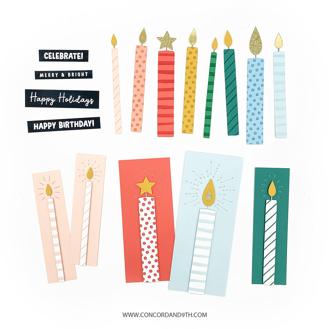 Concord & 9th Let It Shine Stamp Set / Die Bundle