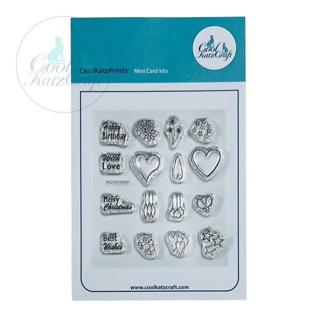 Cool Katz Craft Cutz 12th Scale Miniature Card Stamps
