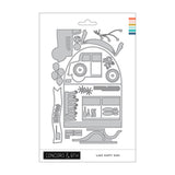 Concord & 9th Limo Party Stamp Stamp & die (4 x 8)