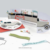 Concord & 9th Limo Party Stamp Stamp & die (4 x 8)