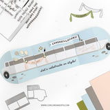 Concord & 9th Limo Party Stamp Stamp & die (4 x 8)