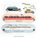 Concord & 9th Limo Party Stamp Stamp & die (4 x 8)