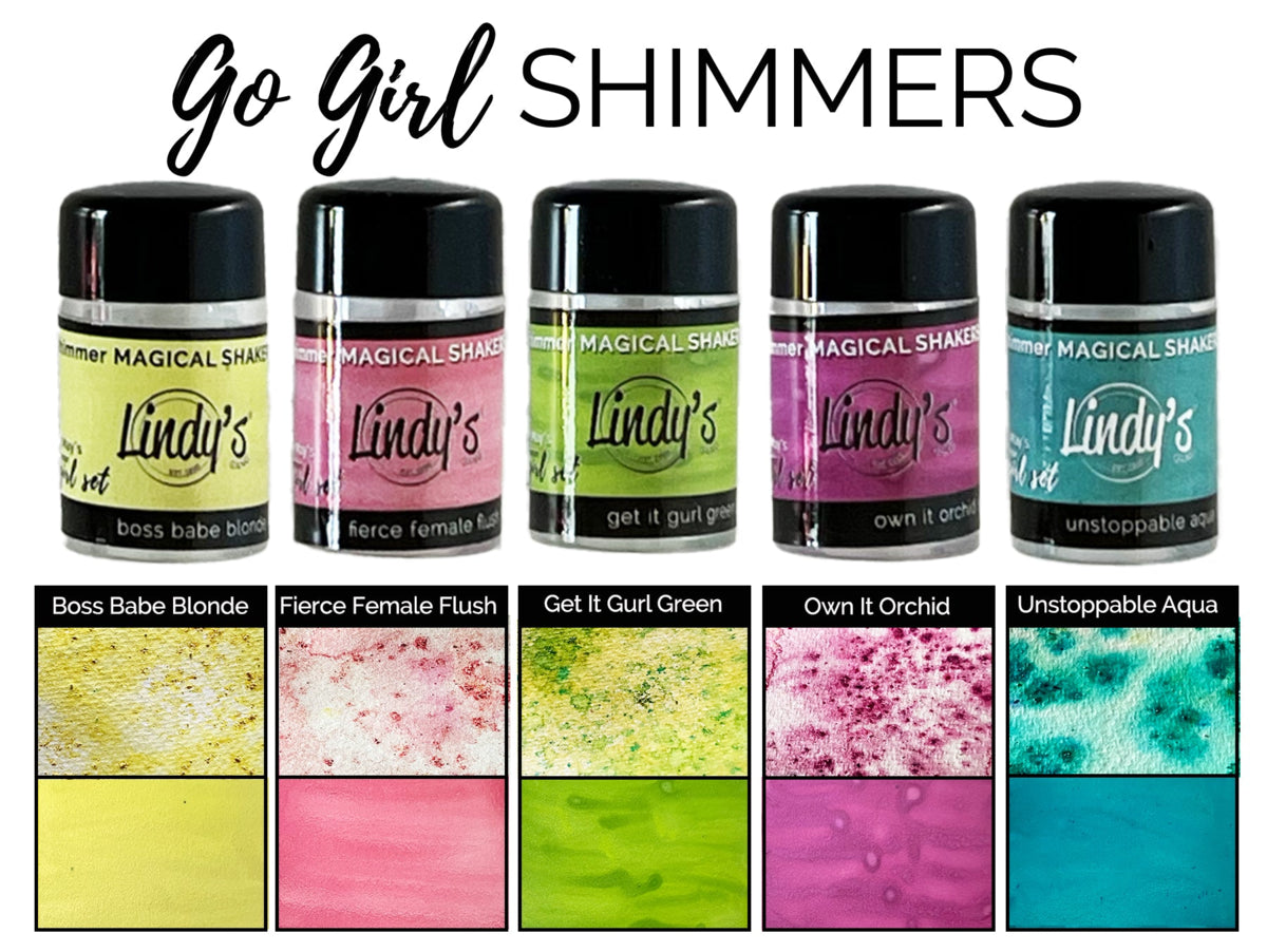 Lindy's Stamp Gang Go Girl! Shimmers Magical Shaker 2.0 SET (mshaker-SET-09)