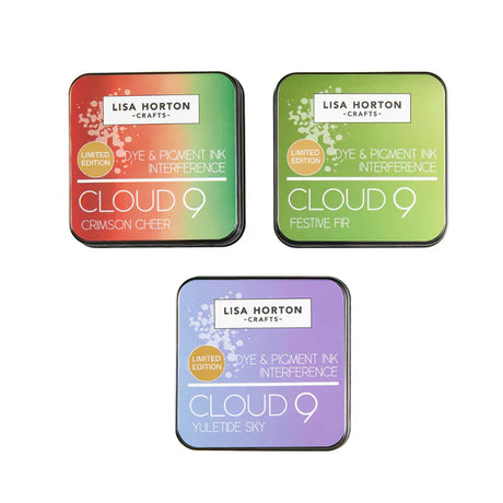 Lisa Horton CraftsLisa Horton Crafts Set of 3 Ltd Edition Interference Ink Pads - Christmas Cheer, Festive Fir and Yuletide Sky ETA EARLY OCT