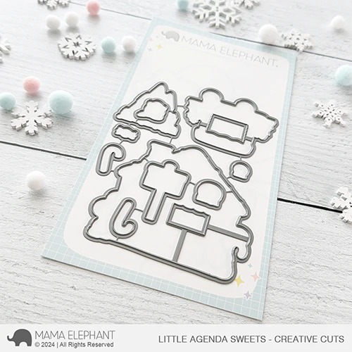 Mama Elephant Little Agenda Sweets - Creative Cuts