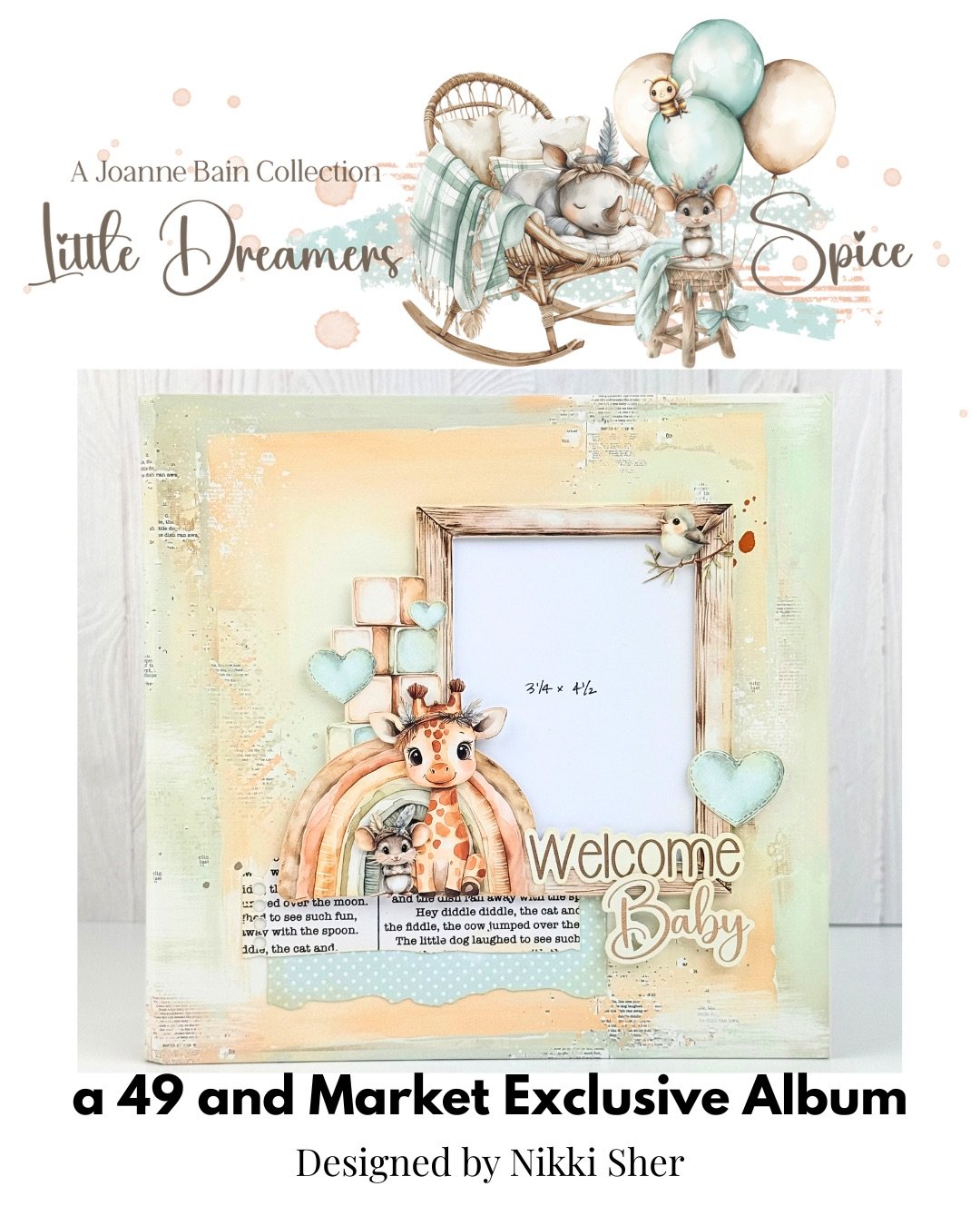 49 and Market Little Dreamers Spice Album by Nikki Sher (BLUE)