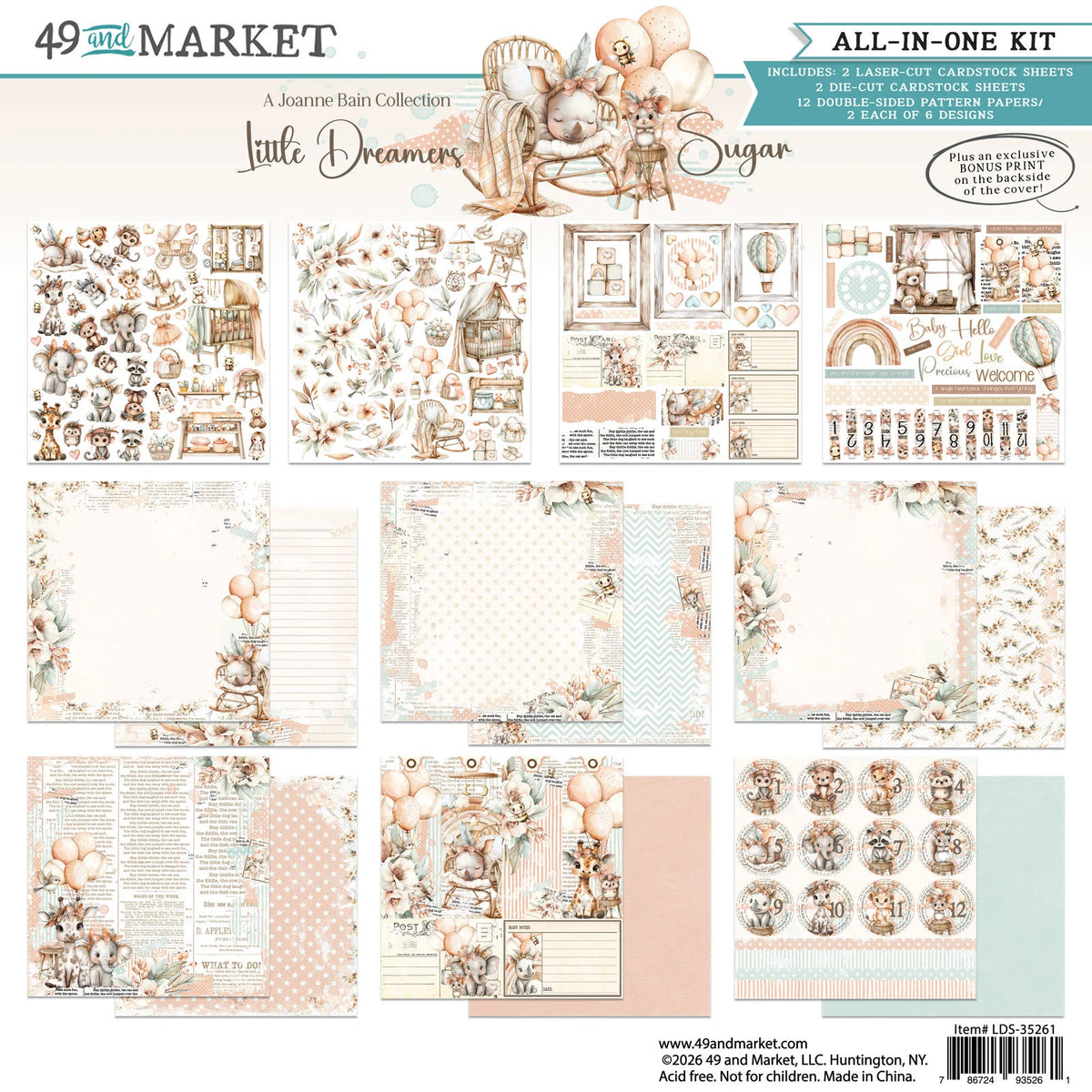 49 & Market ALL-IN-ONE KIT-LITTLE DREAMER SUGAR - LDS-35261