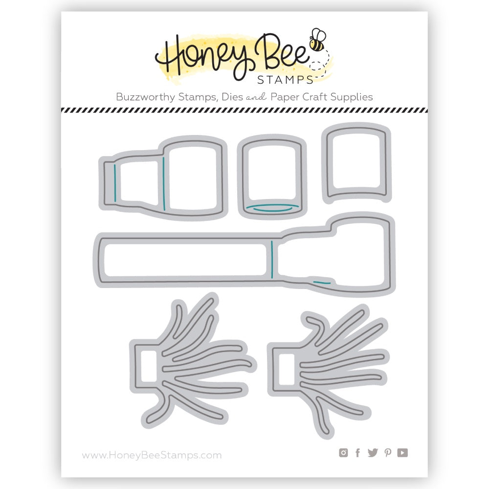 Honey Bee Stamps Lovely Layers: Party Blower - Honey Cuts