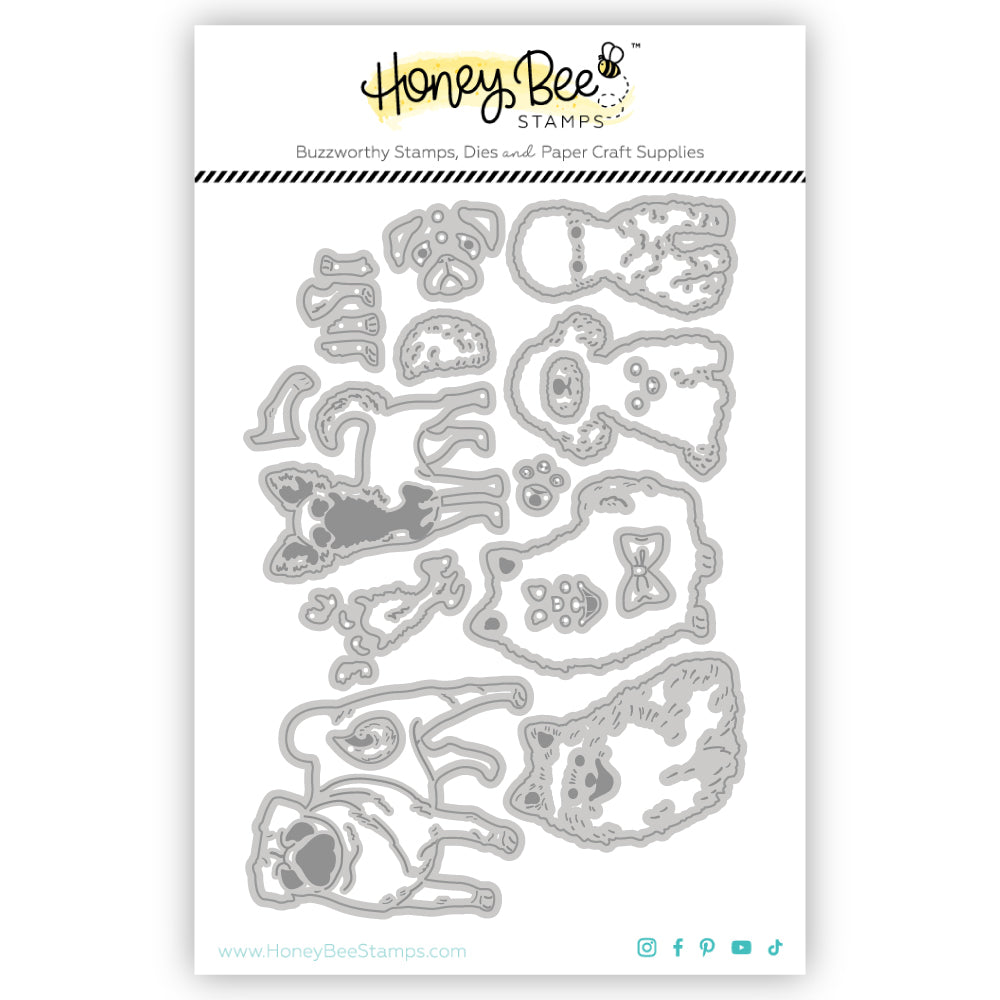 Honey Bee Stamps Lovely Layers: Small Dogs - Honey Cuts