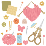 Honey Bee Stamps Lovely Layers: Stitching Elements - Honey Cuts - Stand-Alone Dies