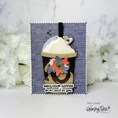 Honey Bee Stamps Lovely Layers: Coffee Cup - Honey Cuts - Stand-Alone Dies