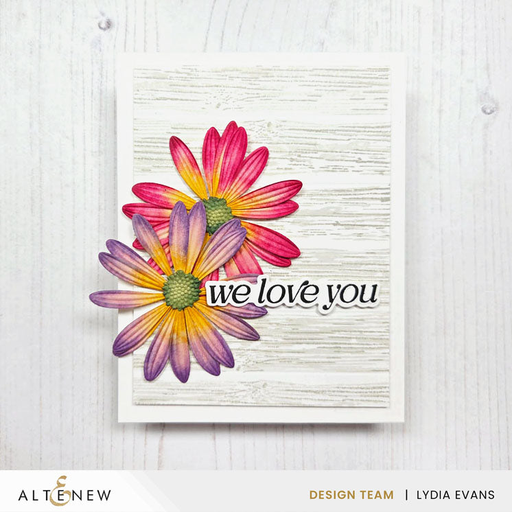Altenew Lush Botanicals: African Daisy 3D Embossing Folder & Die Set