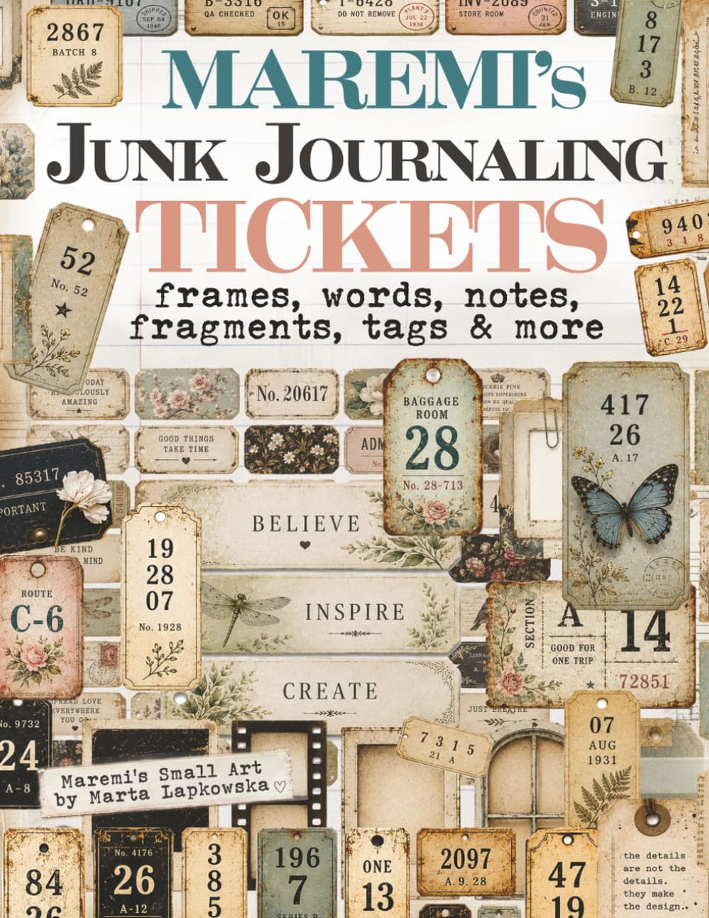 Maremi's Small Art - MAREMI'S SMALL ART BOOK BY MARTA LAPKOWSKA - Junk Journaling TICKETS