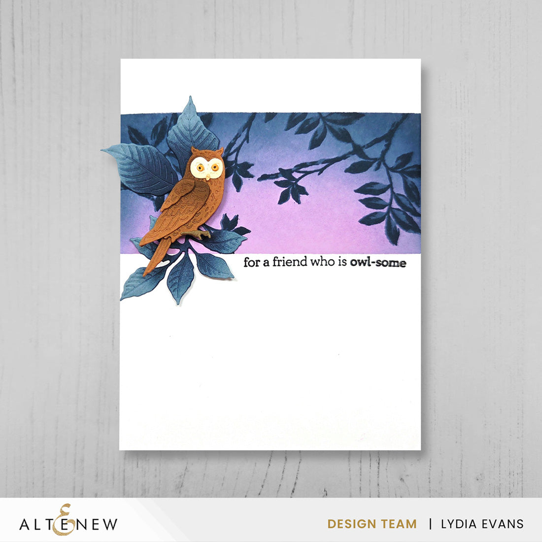 Altenew Mini Delight: Woodland Wisdom Stamp & Layering Die Set