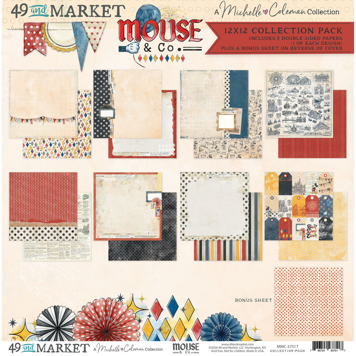 49 and Market Mouse & Co. 12x12 Collection Pack - MMC-37517