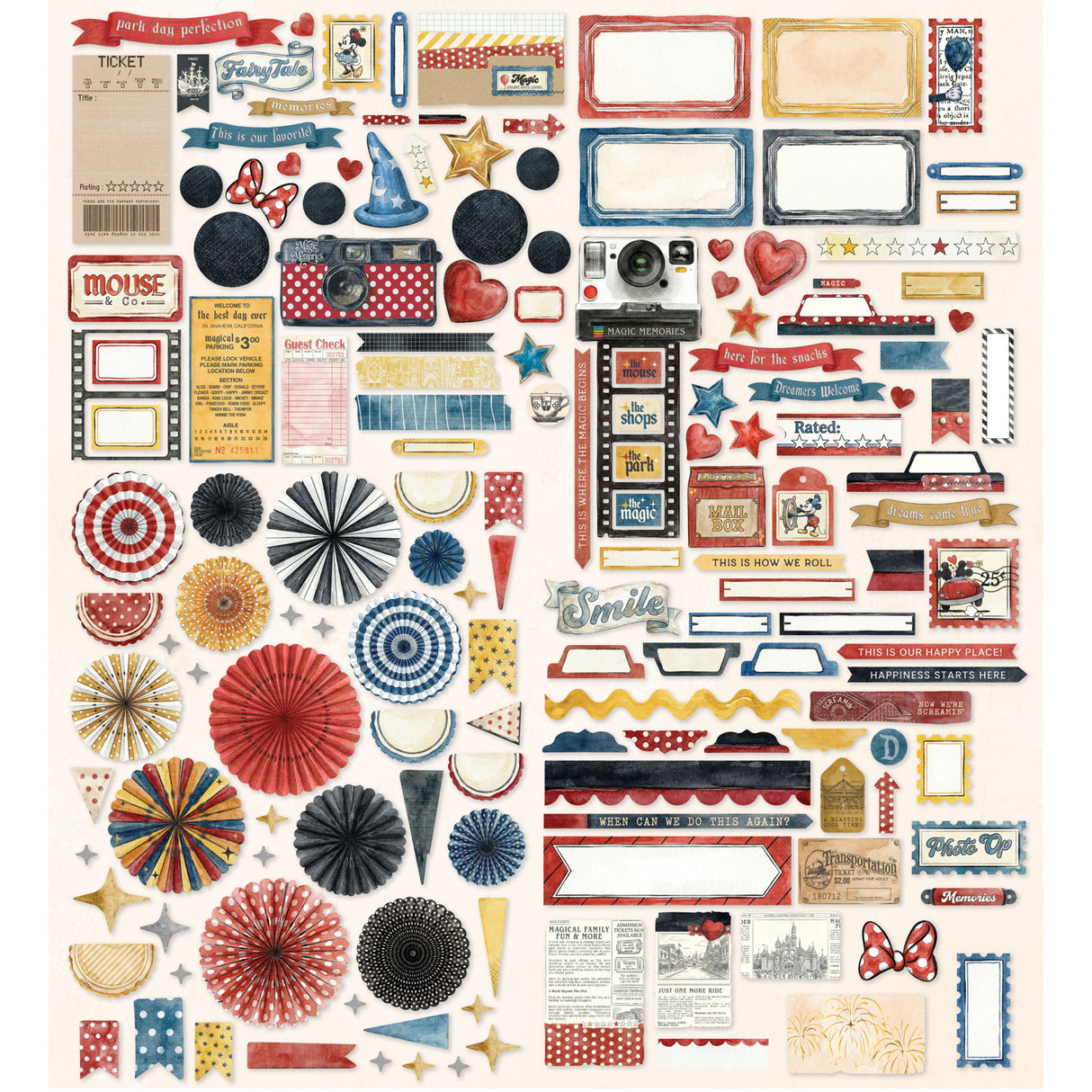 49 and Market Mouse & Co. Die-Cut Elements - MMC-37692