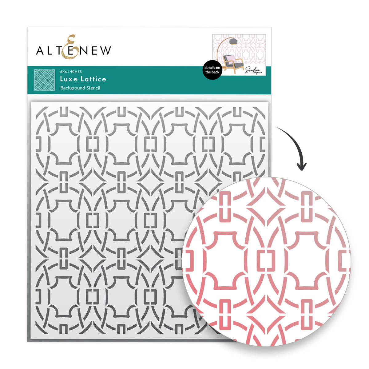 Altenew Luxe Lattice Stencil