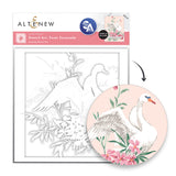 Altenew Stencil Art: Swan Serenade Layering Stencil Set (6 in 1)