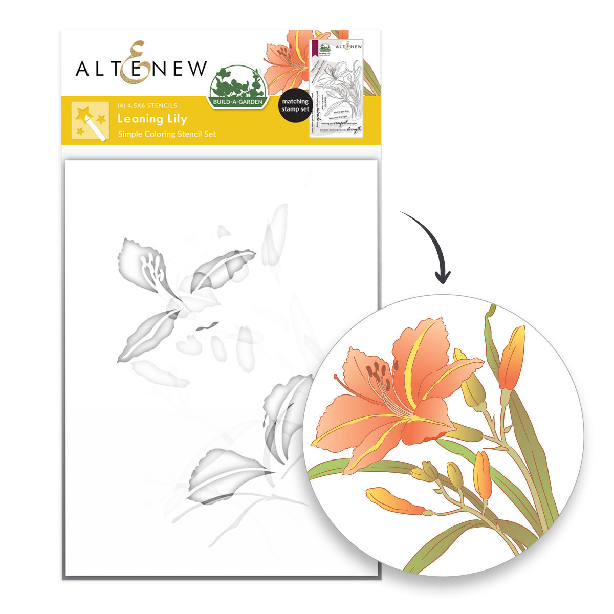 Altenew Build-A-Garden: Leaning Lily