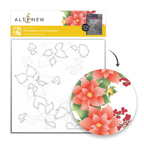 Altenew Winterberry Poinsettias - Complete Bundle