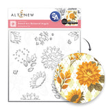 Altenew Stencil Art: Botanical Argyle & Add-on Die Bundle