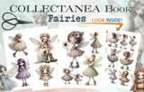 Maremi's Small Art - Collectanea Collage Pages for Art Journaling - Fairies vol 1