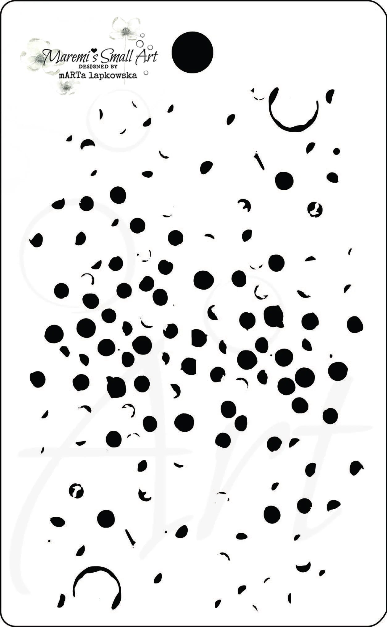 Maremi's Tag Stencil 'DOTS'